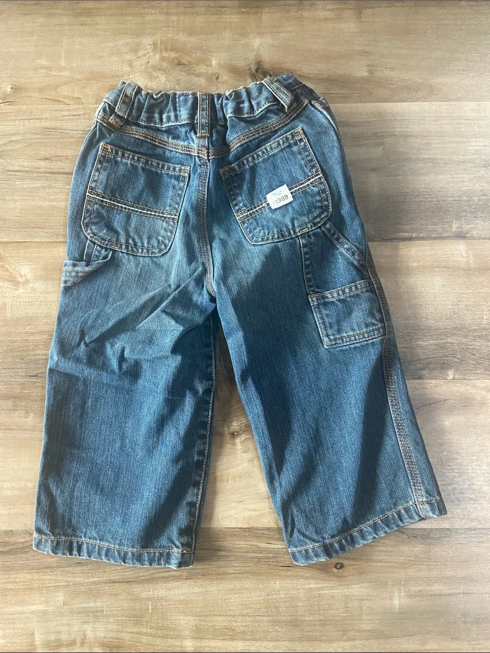 Kids Denim Pants - Light Blue and Dark Blue